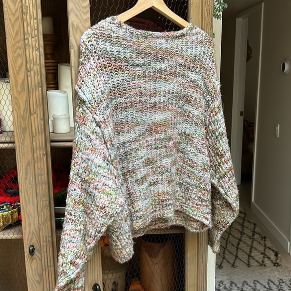 Free People Mendocino Highland V-Neck Sweater - Picture 11 of 12